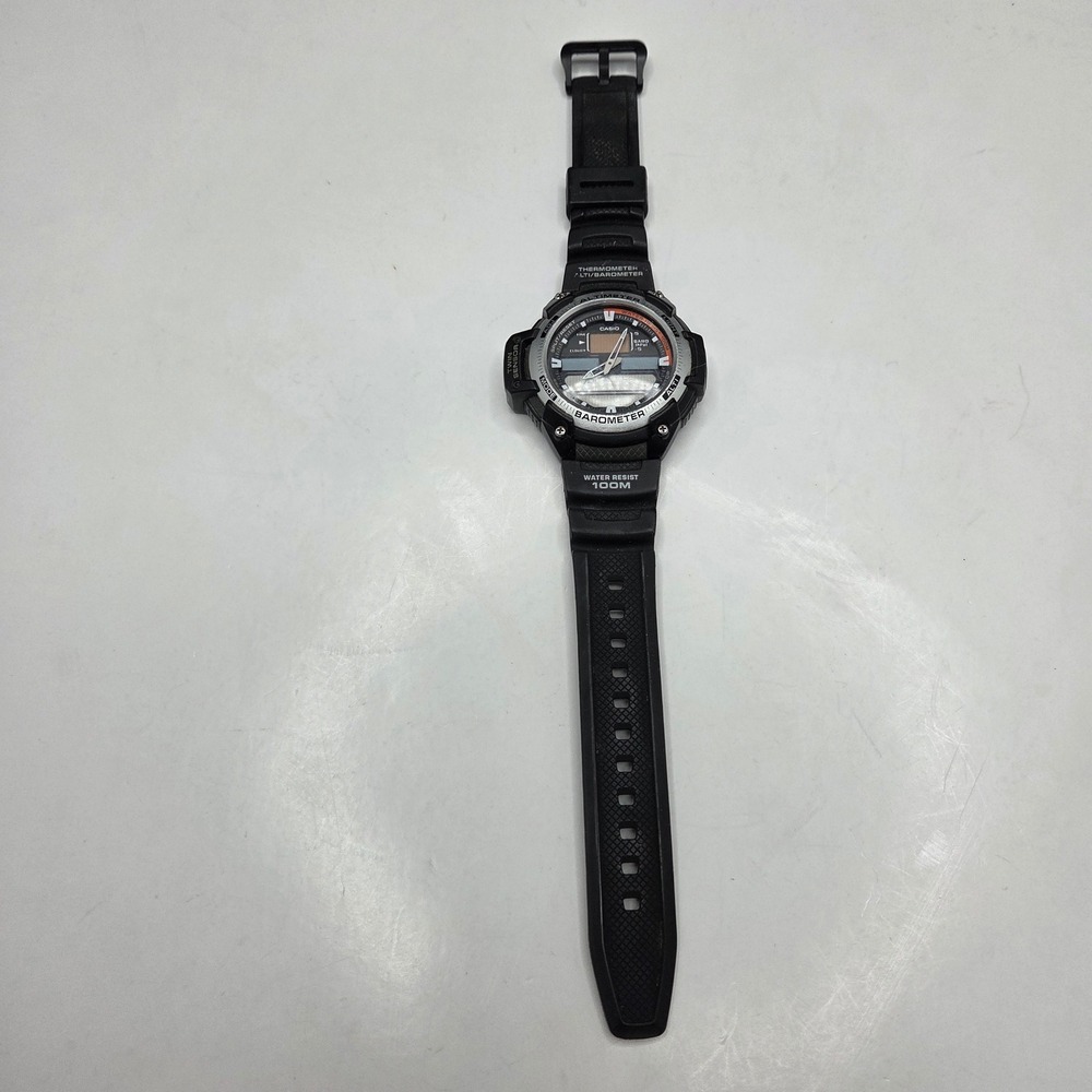 Casio Outgear Watch SGW-400H Twin Sensor Altimeter Barometer Black 100M Sport